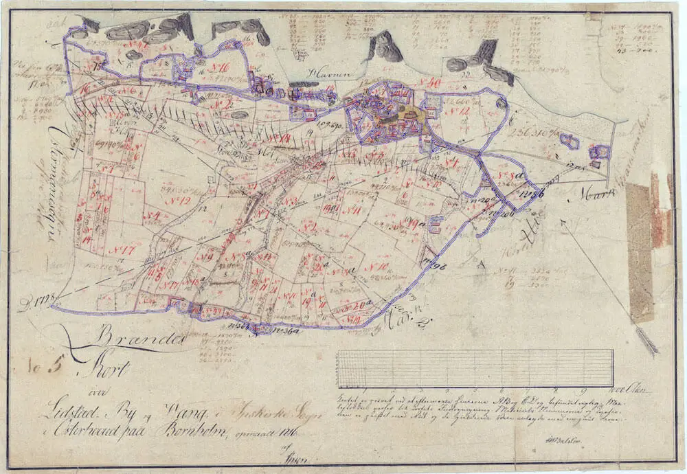 Kort med digitalt lag